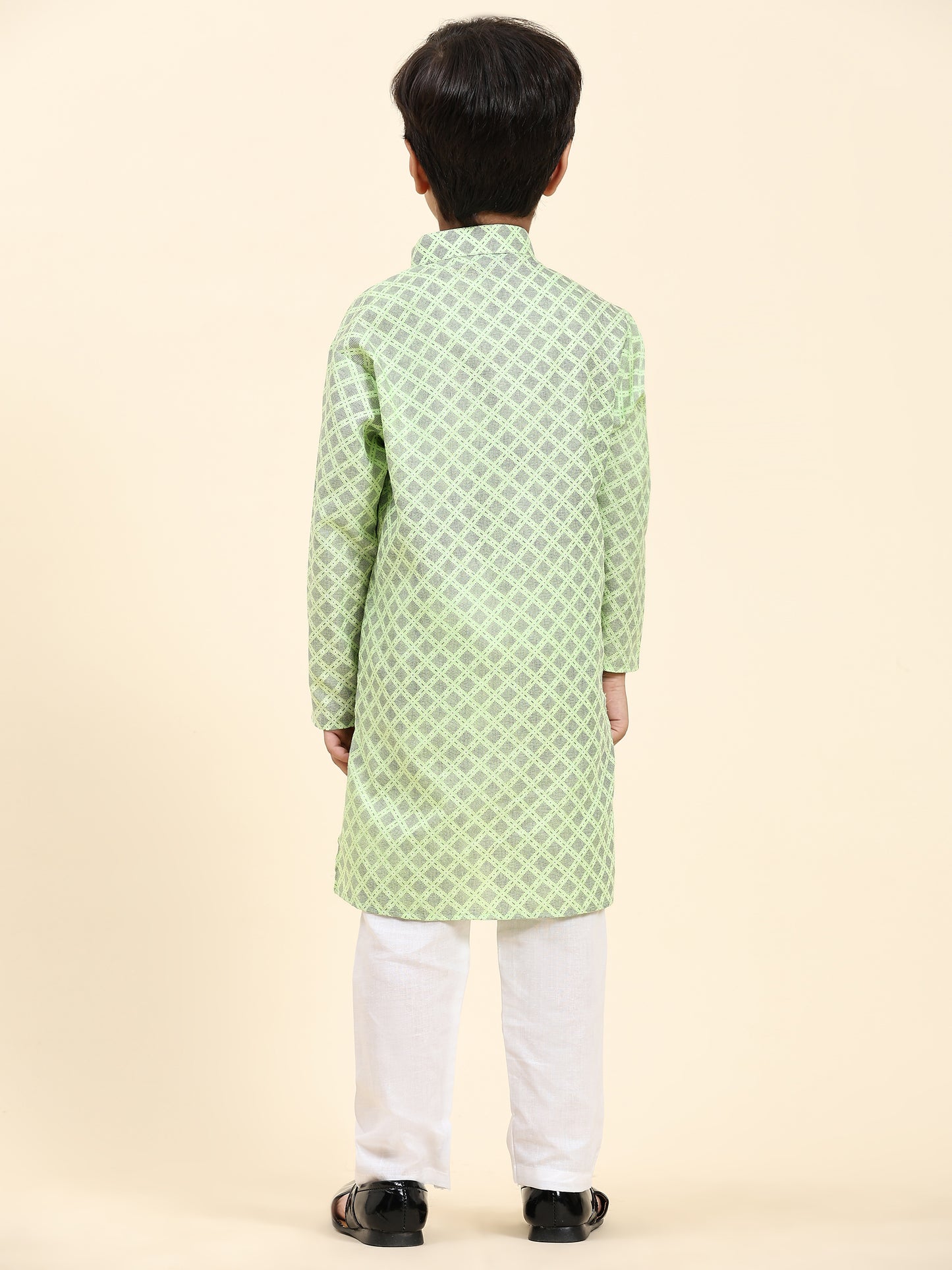 Pro-Ethic Style Developer Kids Kurta Pajama for Boys Pack of 1 (S-221) Green