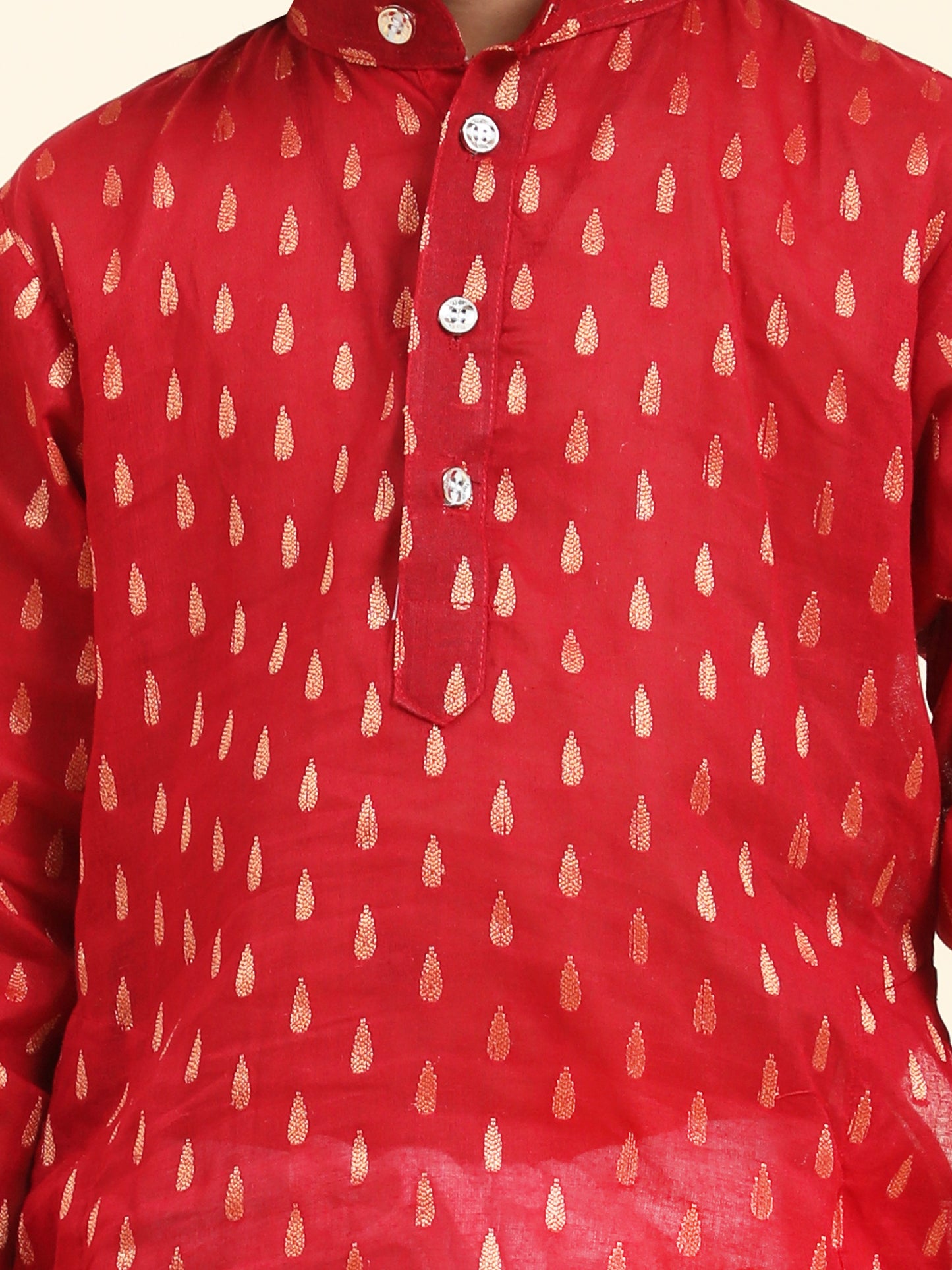 Pro-Ethic Style Developer Cotton Kurta Pajama For Kid's Boys Traditional dress Kurta Pajama set (S-234),Maroon