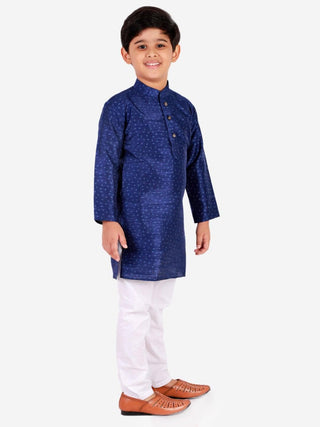 Pro Ethic Wear Silk Printed Kurta Pajama Set for Kids and Boys #S-121