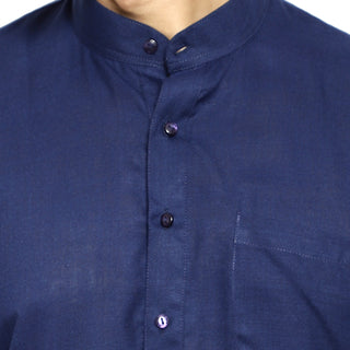 Pro Ethic Cotton Blue New Look Kurta Pajama For Men (A-781)