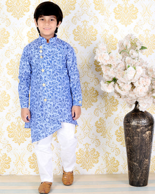Pro Ethic Cotton Kurta Pajama For Boys Blue S-151