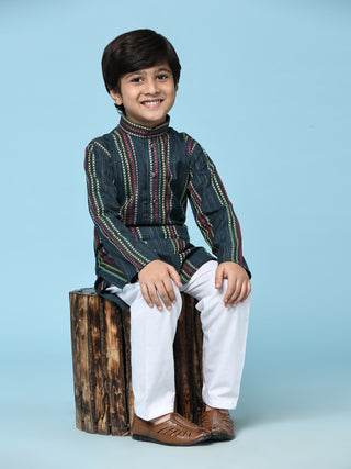 Pro-Ethic Style Developer Boys Cotton Kurta Pajama for Kid's Ethnic Wear | Cotton Kurta Pajama (S-228), Royal Blue
