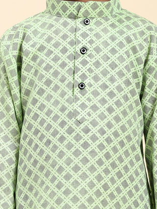 Pro-Ethic Style Developer Kids Kurta Pajama for Boys Pack of 1 (S-221) Green