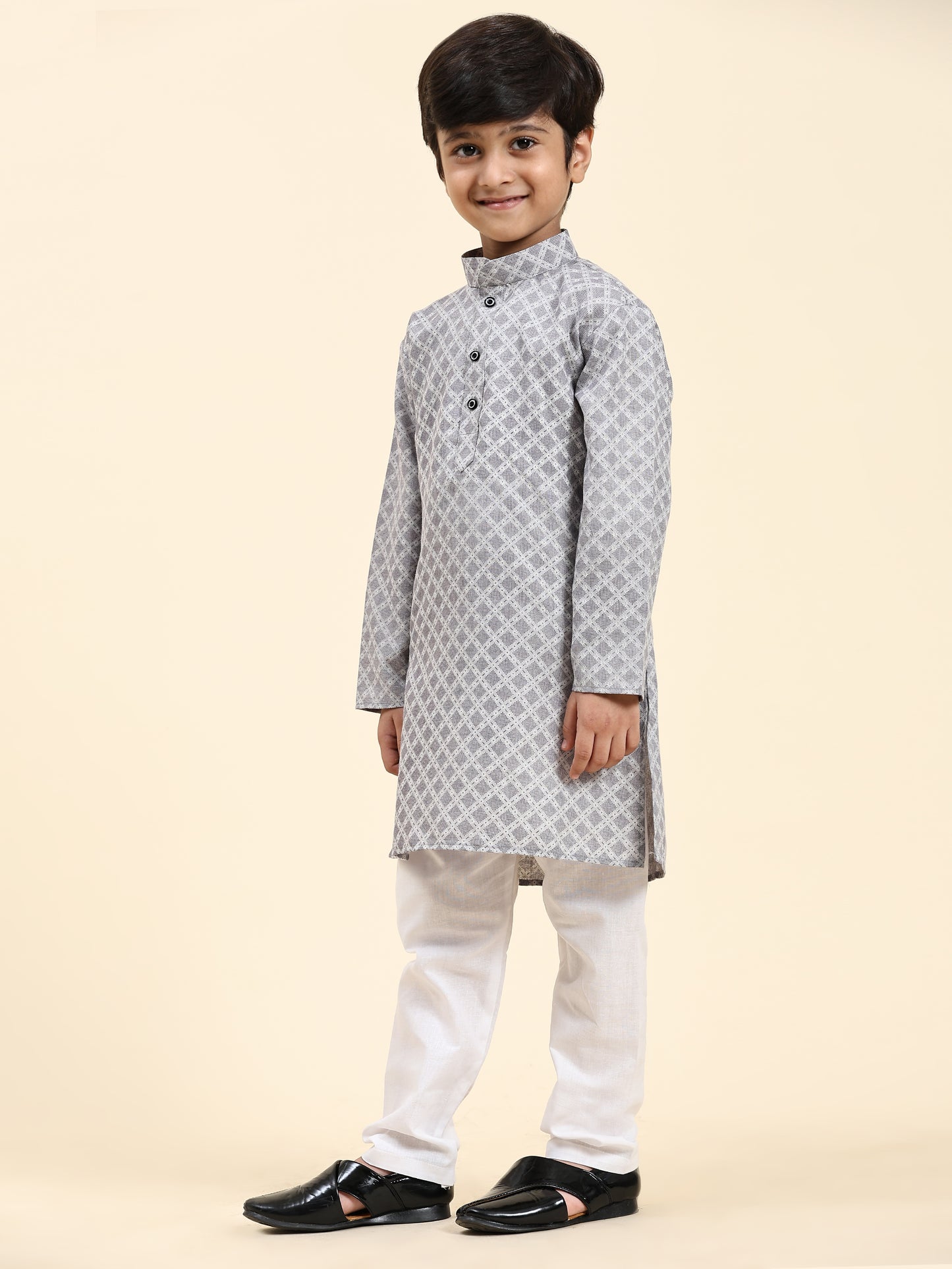 Pro-Ethic Style Developer Kids Kurta Pajama for Boys Pack of 1 (S-221) Blue