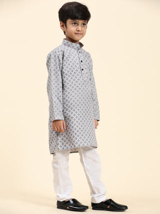 Pro-Ethic Style Developer Kids Kurta Pajama for Boys Pack of 1 (S-221) Blue