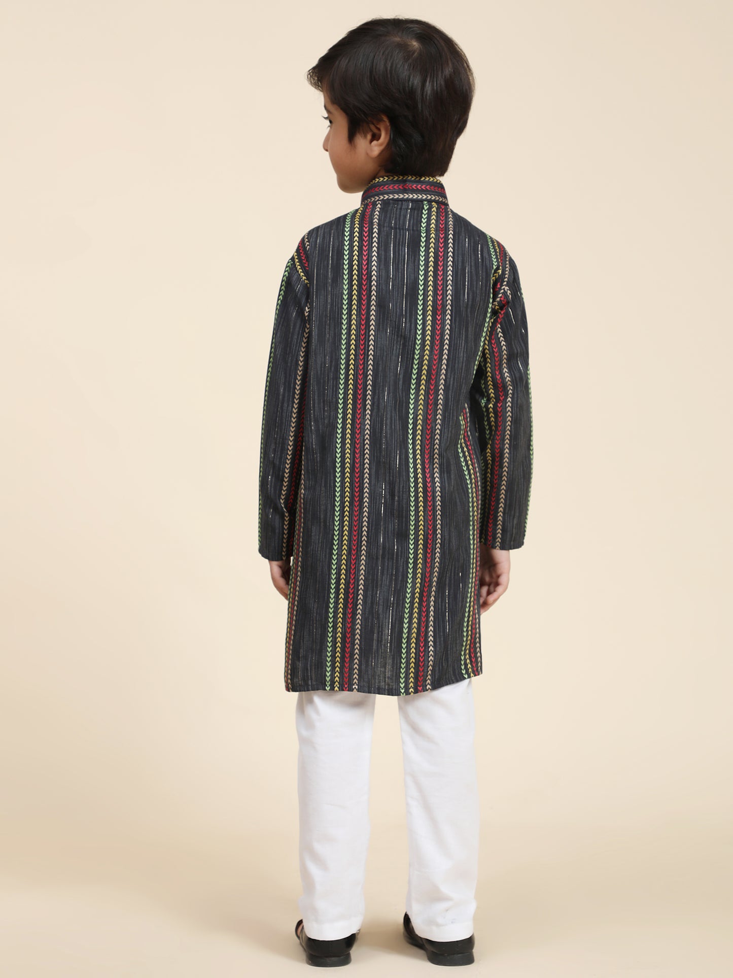 Pro-Ethic Style Developer Boys Cotton Kurta Pajama for Kid's Ethnic Wear | Cotton Kurta Pajama (S-228), Navy Blue