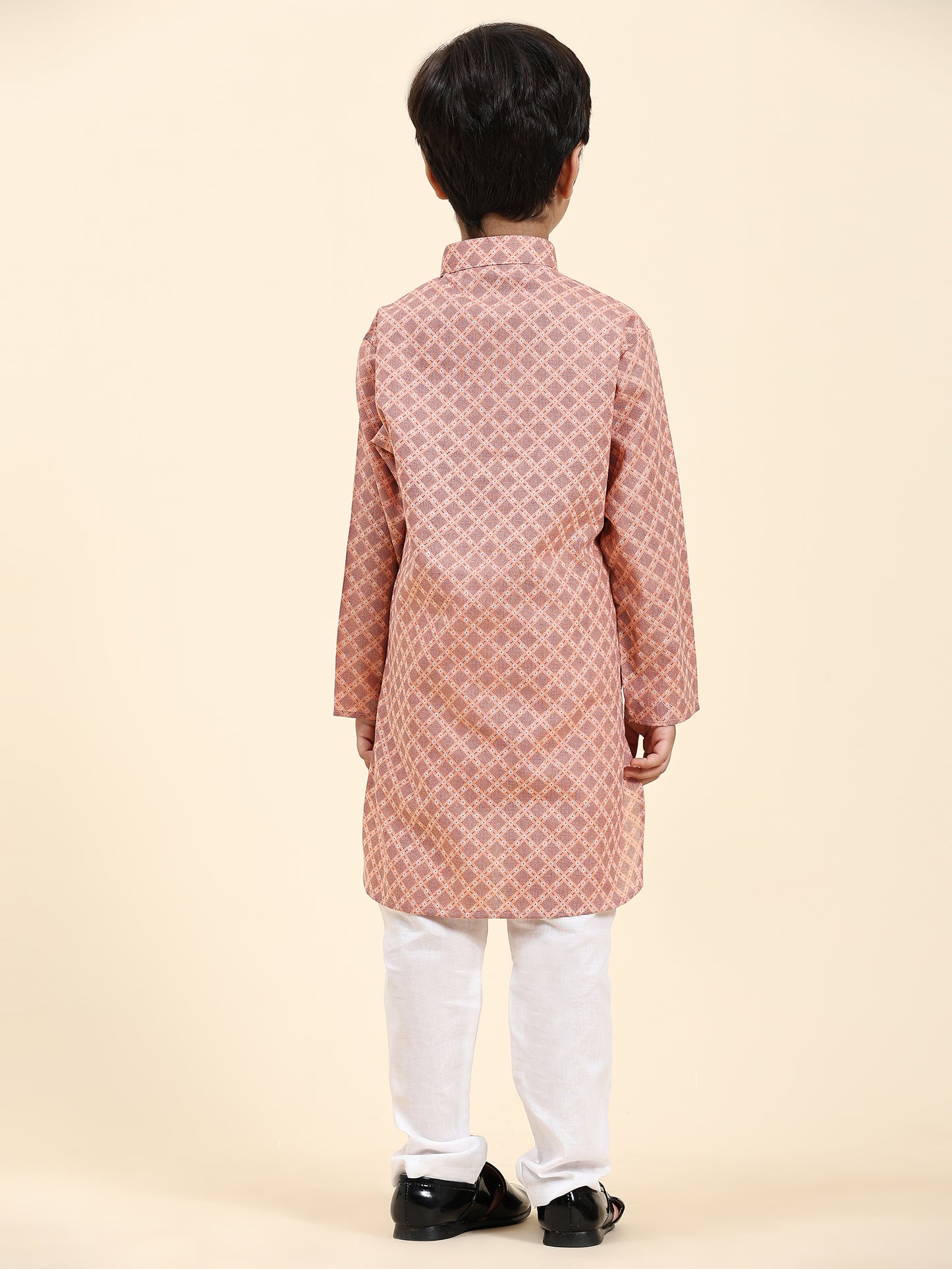 Pro-Ethic Style Developer Kids Kurta Pajama for Boys Pack of 1 (S-221) Baby Pink