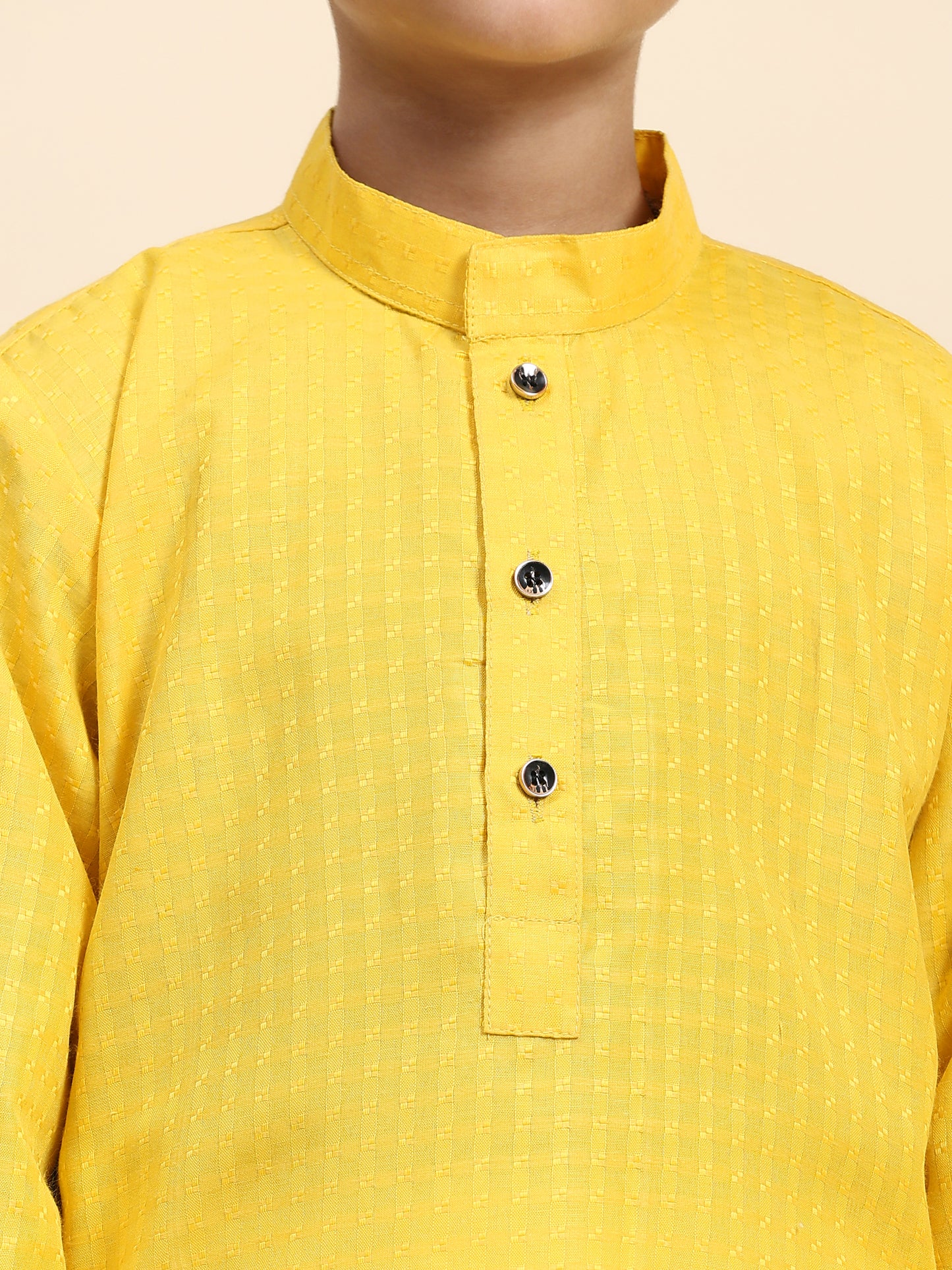 Pro-Ethic Style Developer Boys Cotton Kurta Pajama for Kid's (S-246) Yellow