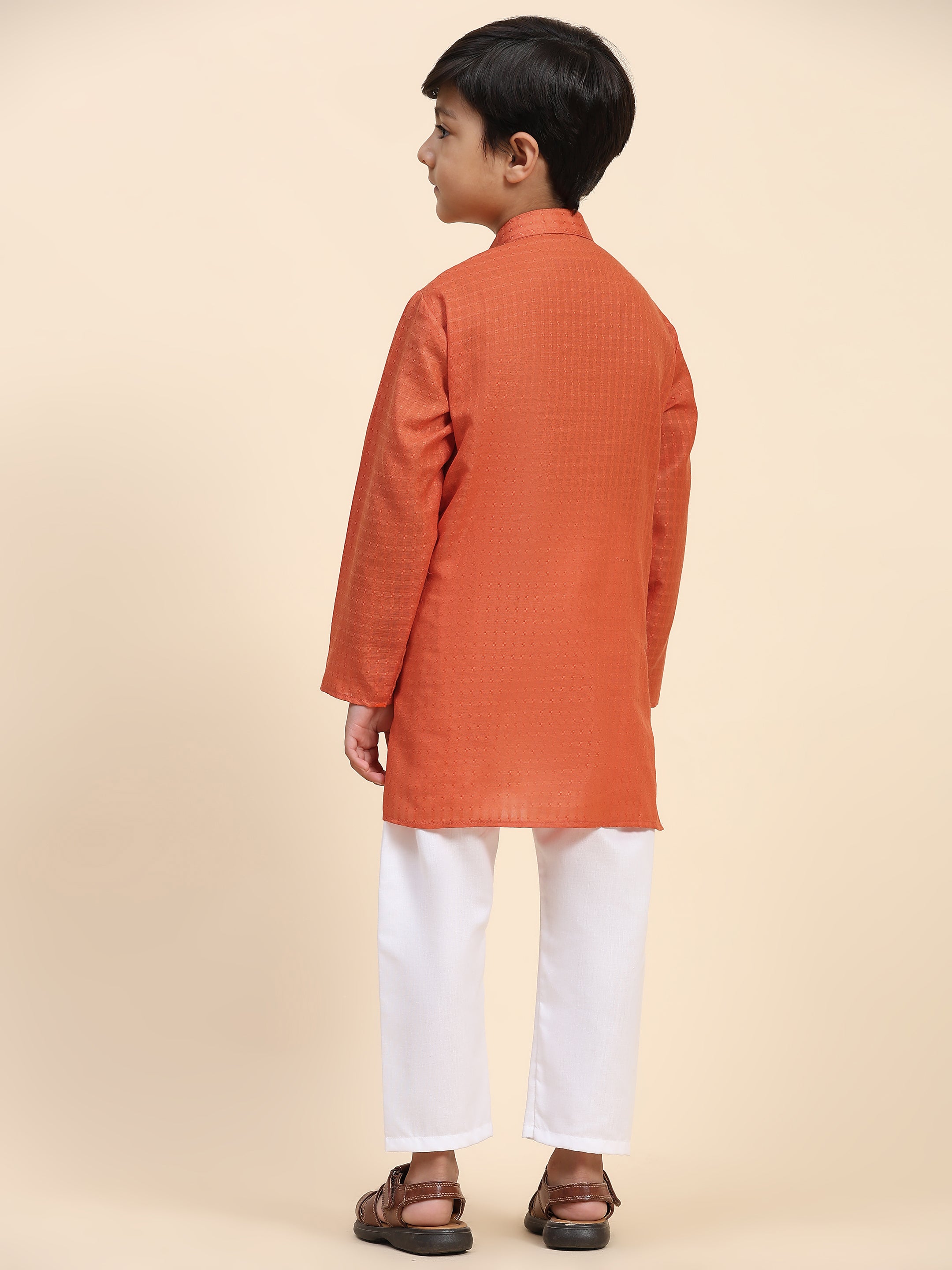 Pro-Ethic Style Developer Boys Cotton Kurta Pajama for Kid's (S-246) Darkgreen