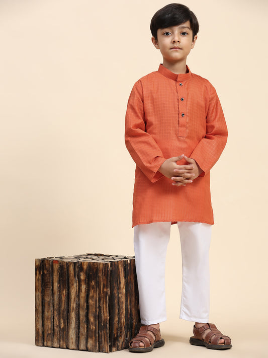 Pro-Ethic Style Developer Boys Cotton Kurta Pajama for Kid's (S-246) Darkgreen