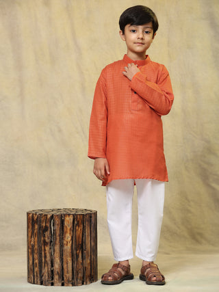 Pro-Ethic Style Developer Boys Cotton Kurta Pajama for Kid's (S-246) Darkgreen