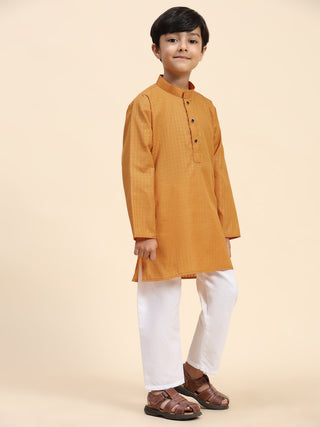 Pro-Ethic Style Developer Boys Cotton Kurta Pajama for Kid's (S-246) Orange