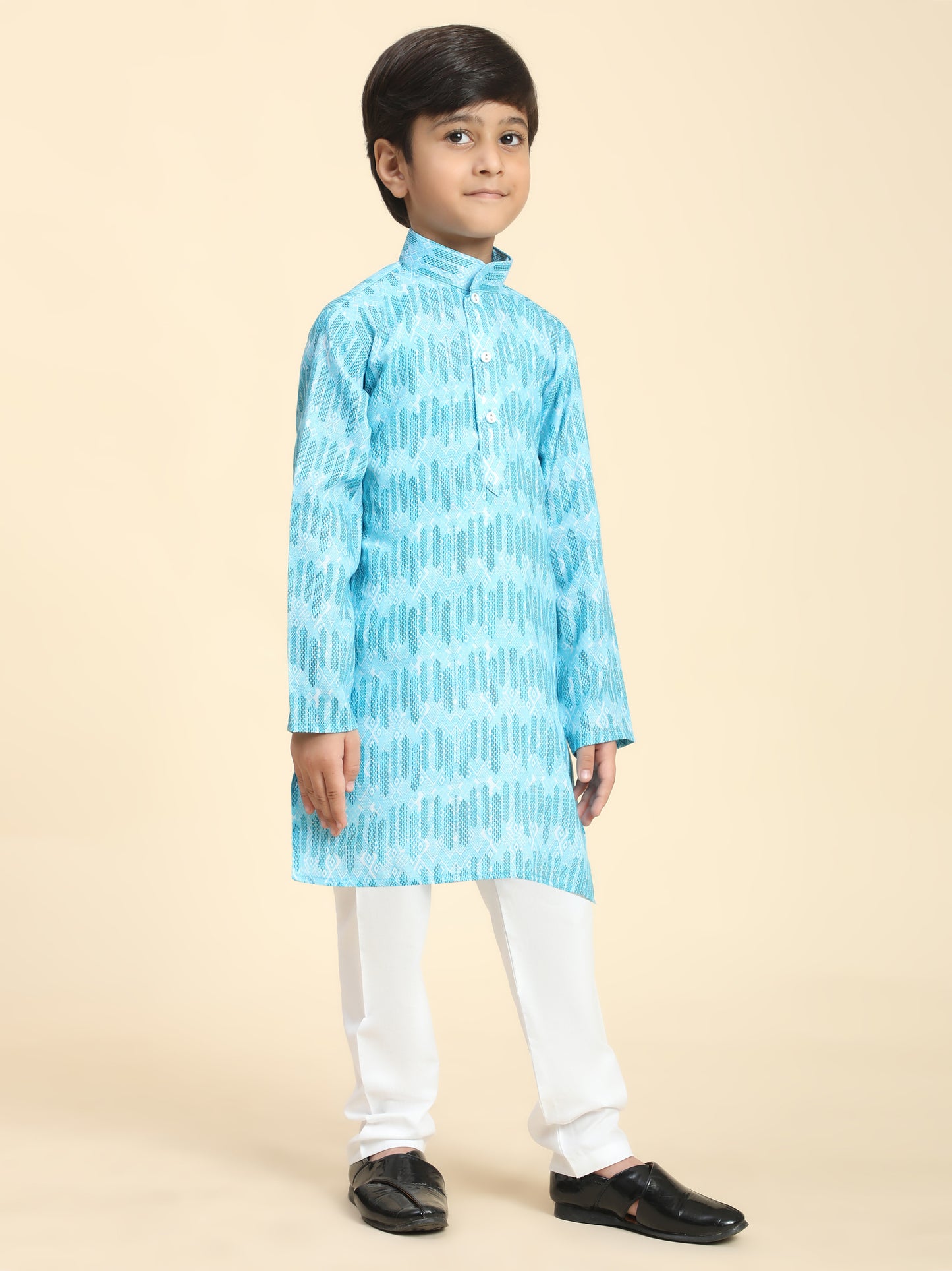 Pro-Ethic Style Developer Boys Cotton Kurta Pajama for Kid's Traditiona Dress for Boy's