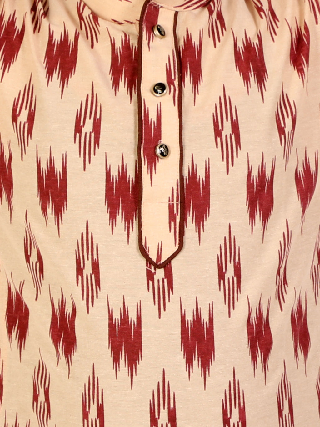 Pro Ethic Cotton Kurta Pajama For Boys Maroon Printed S-154