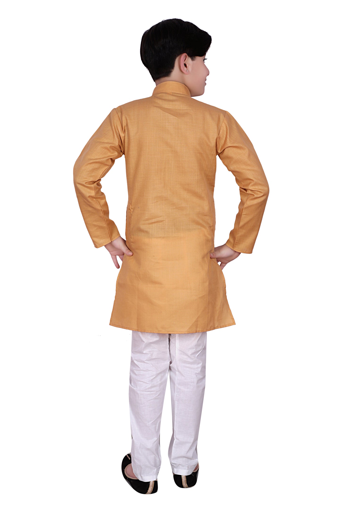 Pro Ethic Kurta Pajama For Boys - Kids Ethnic Wear - Cotton Beige #S-122