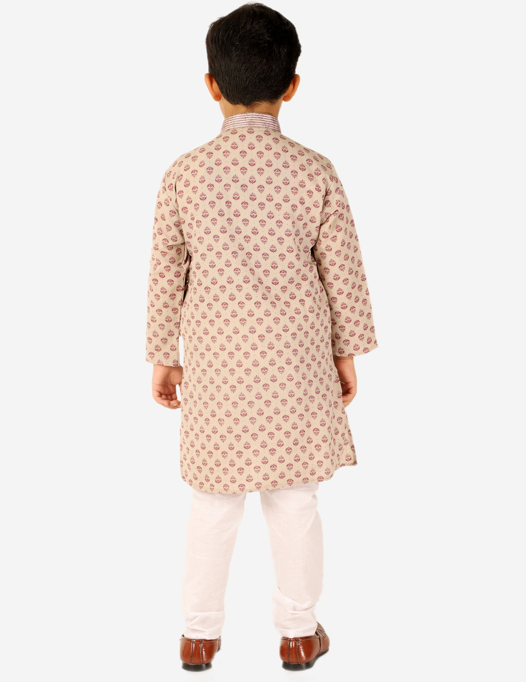 Pro Ethic Kurta Pajama For Boys Cotton Brown (S-167)