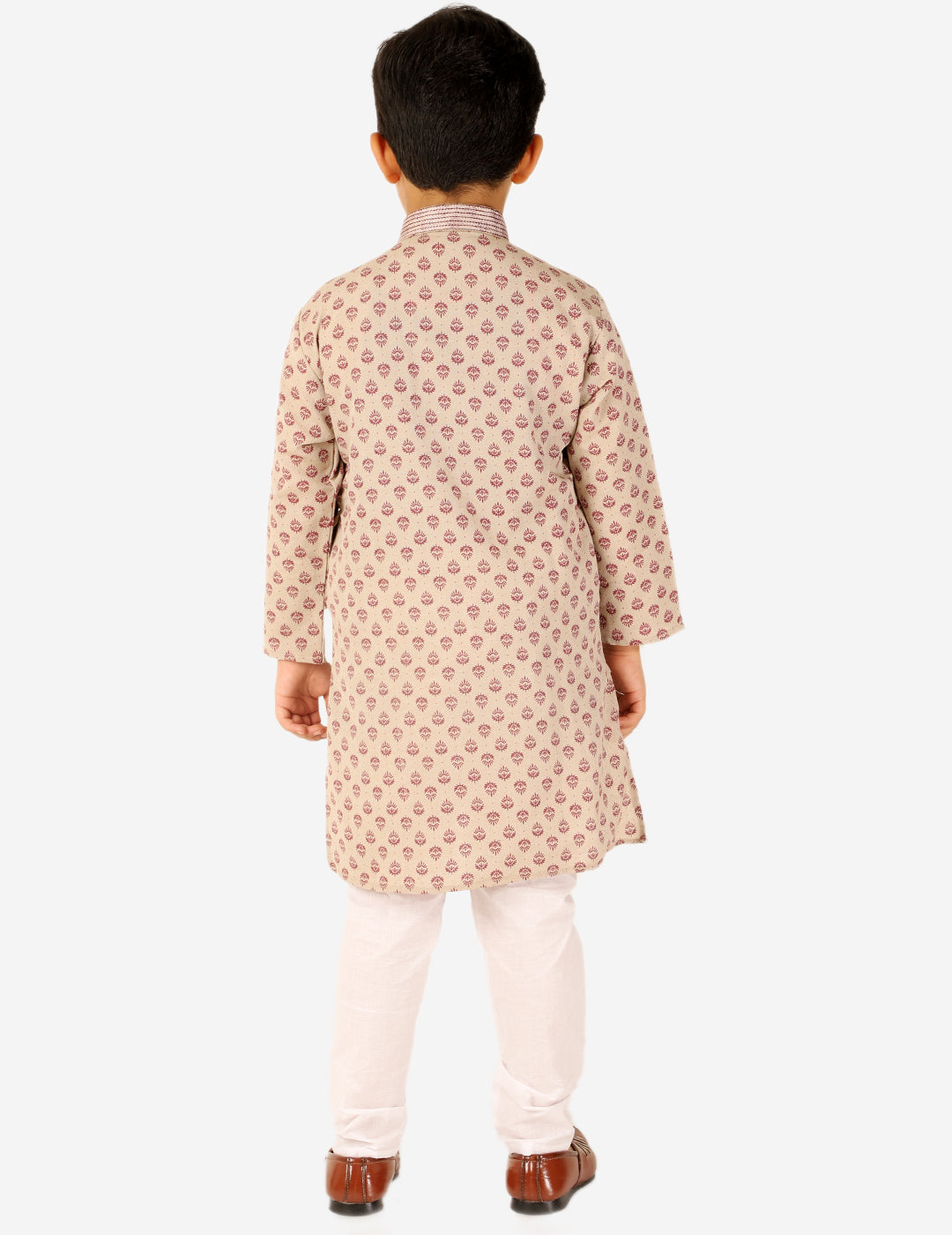 Pro Ethic Kurta Pajama For Boys Cotton Brown (S-167)