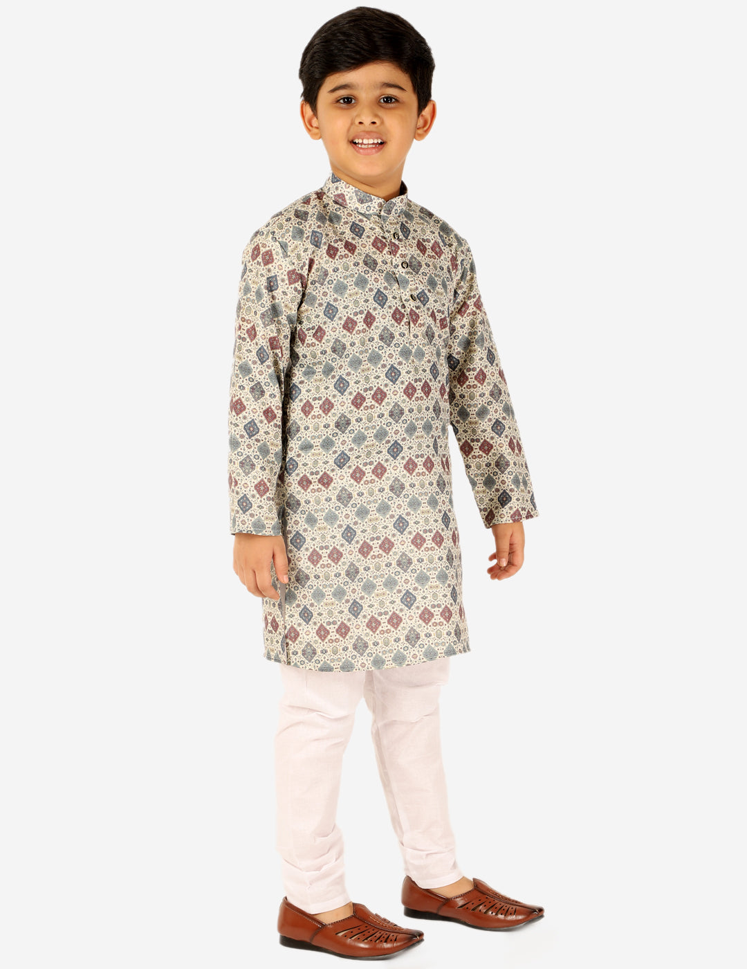 Pro Ethic Kurta Pajama For Boys Cotton Blue (S-166)