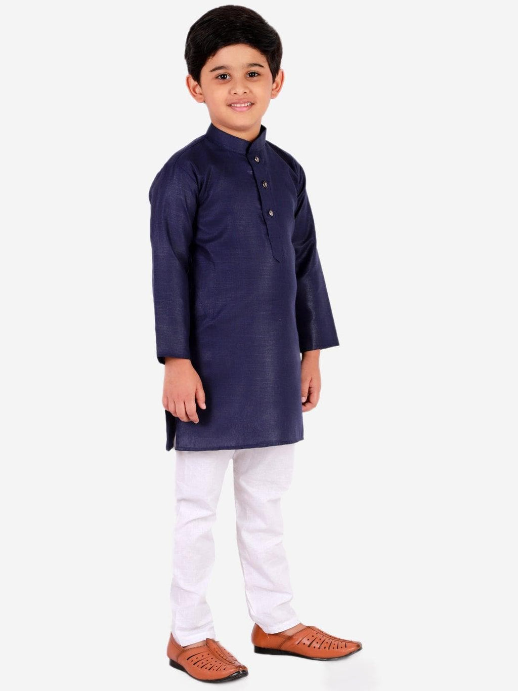 Pro Ethic Ethnic Wear Cotton Self Design Kurta Pajama Set for Kids and Boys #S-122