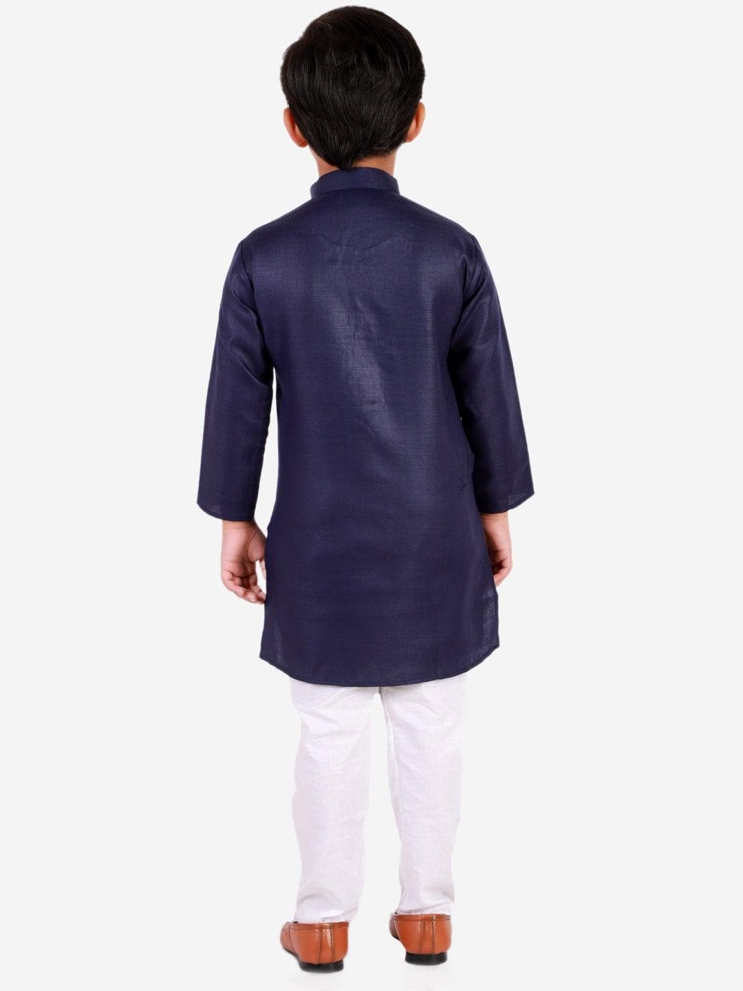 Pro Ethic Ethnic Wear Cotton Self Design Kurta Pajama Set for Kids and Boys #S-122