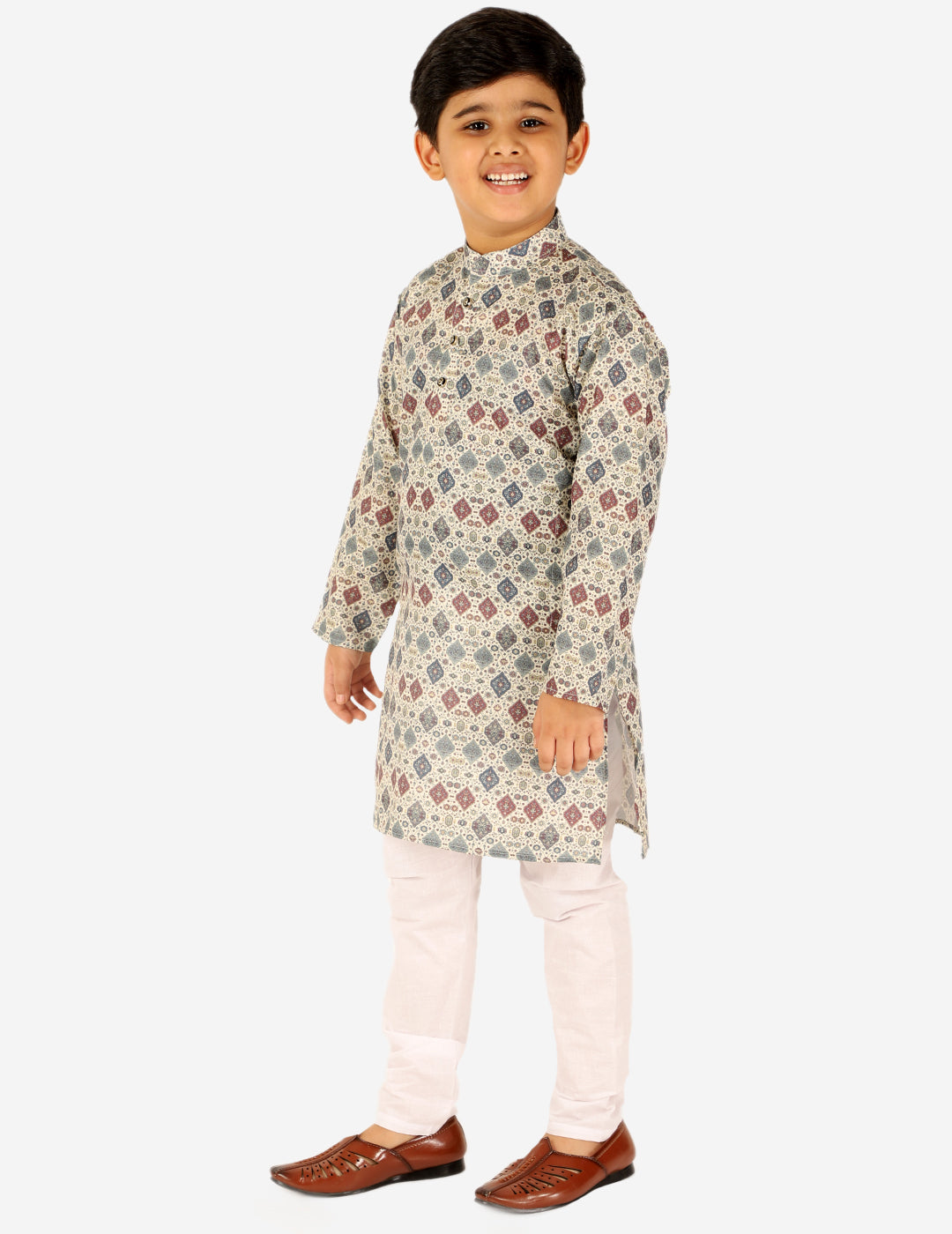 Pro Ethic Kurta Pajama For Boys Cotton Blue (S-166)