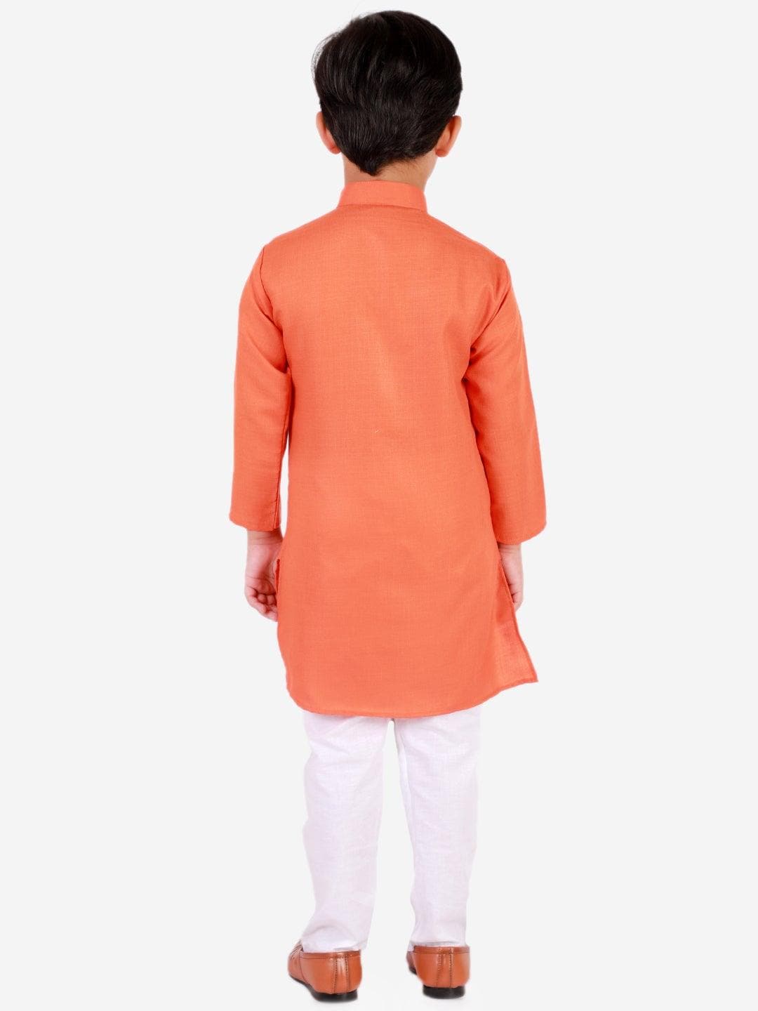 Pro Ethic Ethnic Wear Cotton Self Design Kurta Pajama Set for Kids and Boys #S-122