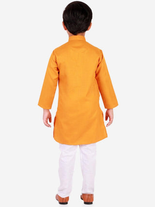 Pro Ethic Ethnic Wear Cotton Self Design Kurta Pajama Set for Kids and Boys #S-122
