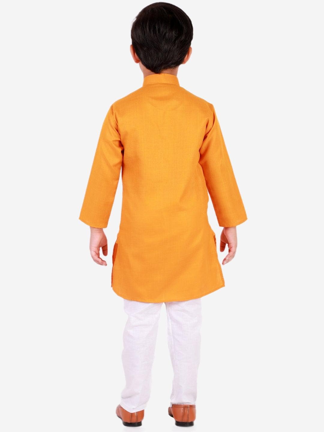 Pro Ethic Ethnic Wear Cotton Self Design Kurta Pajama Set for Kids and Boys #S-122