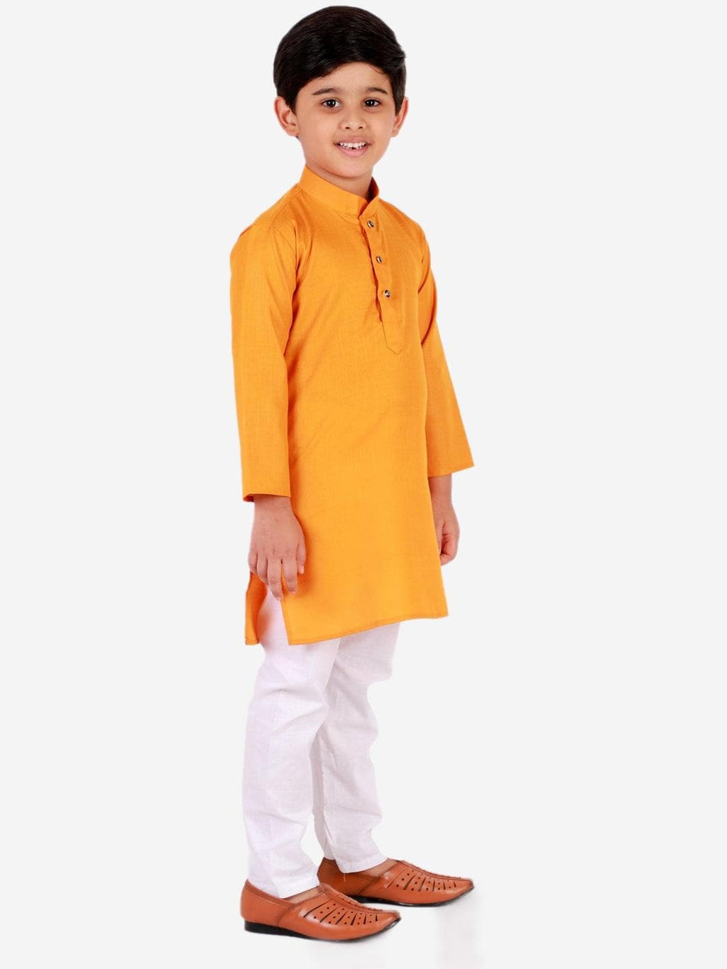 Pro Ethic Ethnic Wear Cotton Self Design Kurta Pajama Set for Kids and Boys #S-122