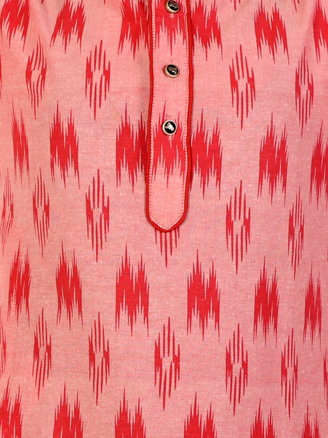 Pro Ethic Cotton Kurta Pajama For Boys Red Printed S-154