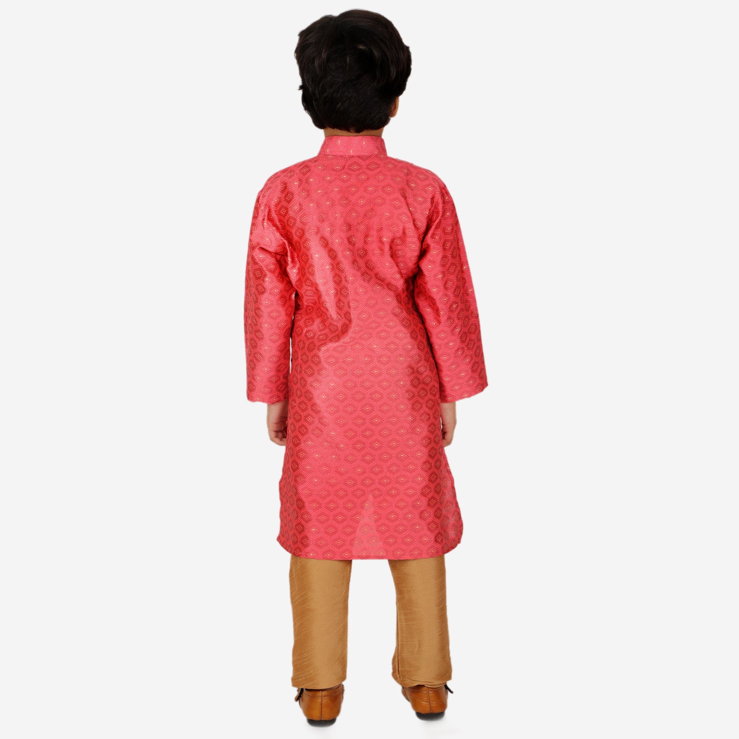 Pro Ethic Kurta Pajama For Boys 1 To 16 Years | Silk | Traditional Ethnic Wear | Pink (S-194)