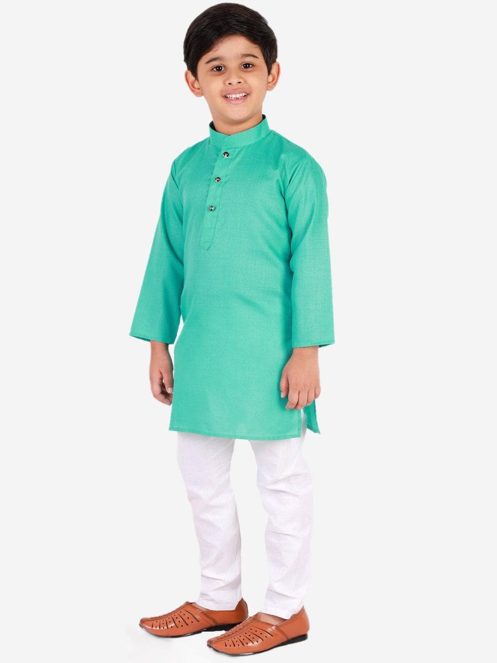 Pro Ethic Ethnic Wear Cotton Self Design Kurta Pajama Set for Kids and Boys #S-122