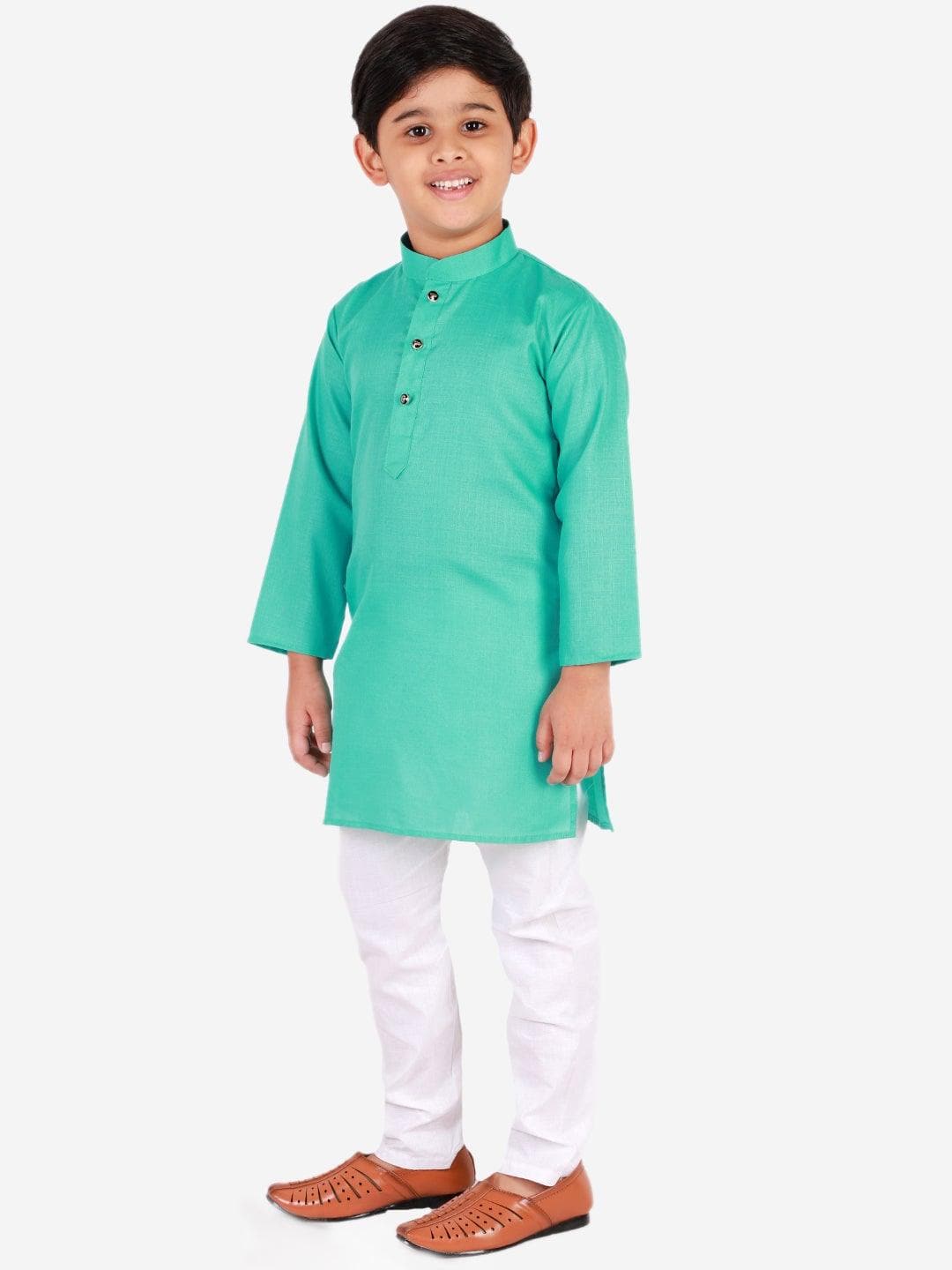 Pro Ethic Ethnic Wear Cotton Self Design Kurta Pajama Set for Kids and Boys #S-122