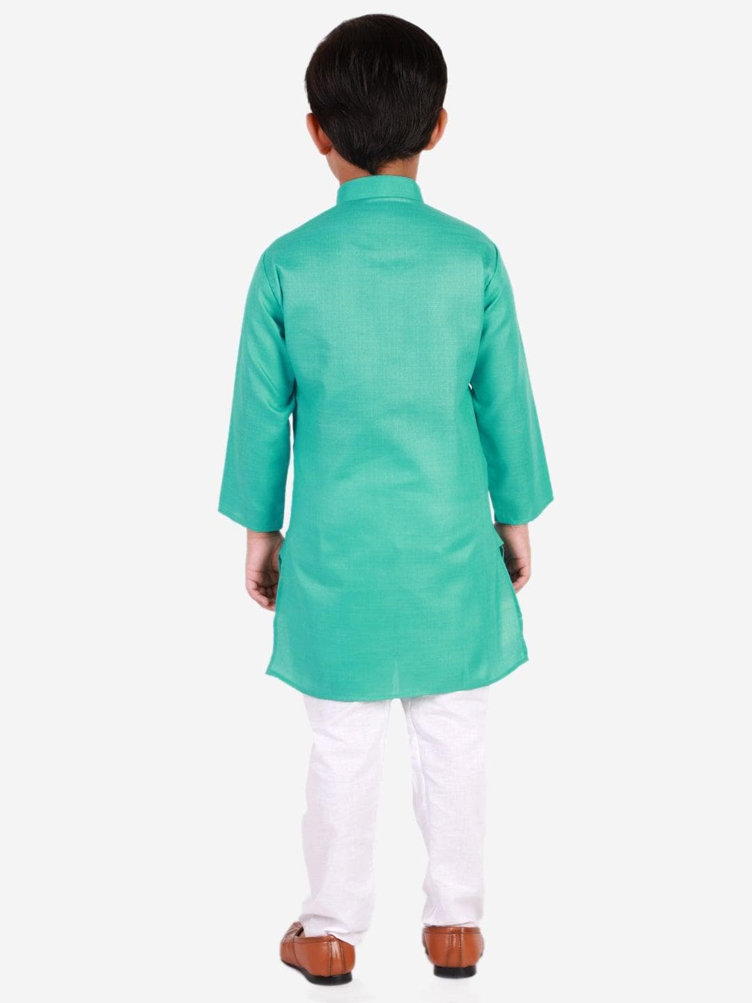 Pro Ethic Ethnic Wear Cotton Self Design Kurta Pajama Set for Kids and Boys #S-122