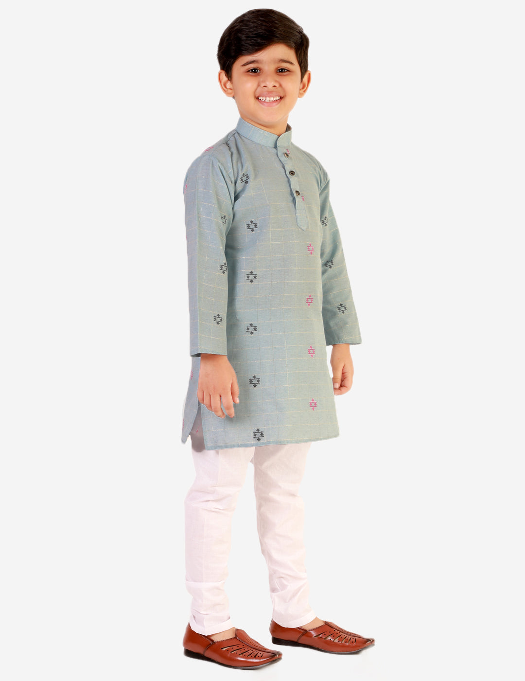 kids kurta pajama for boys 1 to 16 years grey