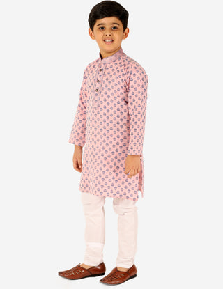 Pro Ethic Kurta Pajama For Boys Cotton Peach (S-167)