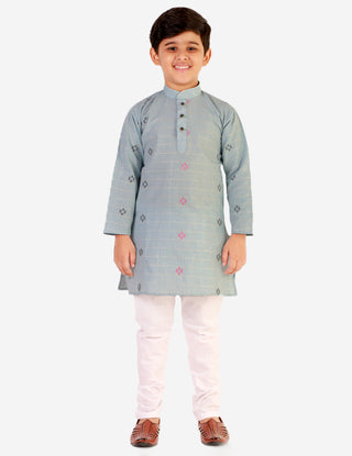 kids kurta pajama for boys 1 to 16 years grey