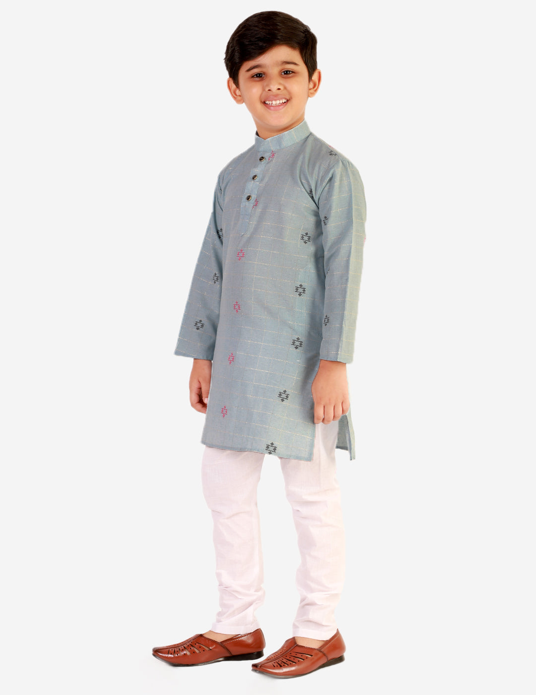 kids kurta pajama for boys 1 to 16 years grey