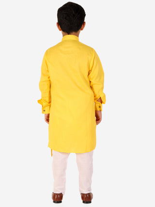 Pro Ethic Kurta Pajama For Boys - Cotton - Yellow S-109