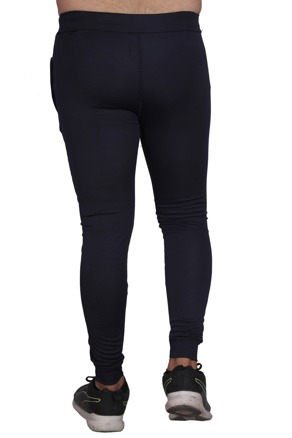 Pro Ethic Men's Lycra Track Pants Set Blue Pack of 1 #J-104