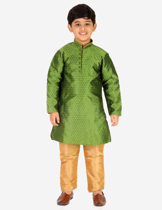 Pro Ethic Green Kurta Pajama For Boys - Cotton - 1 To 16 Y #S-129