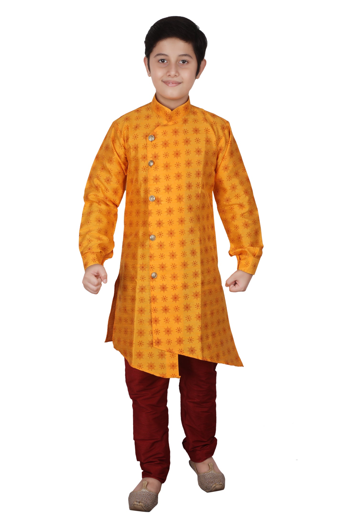 Pro Ethic Yellow Kurta Pajama For Boys Kids Ethnic Wear S-139