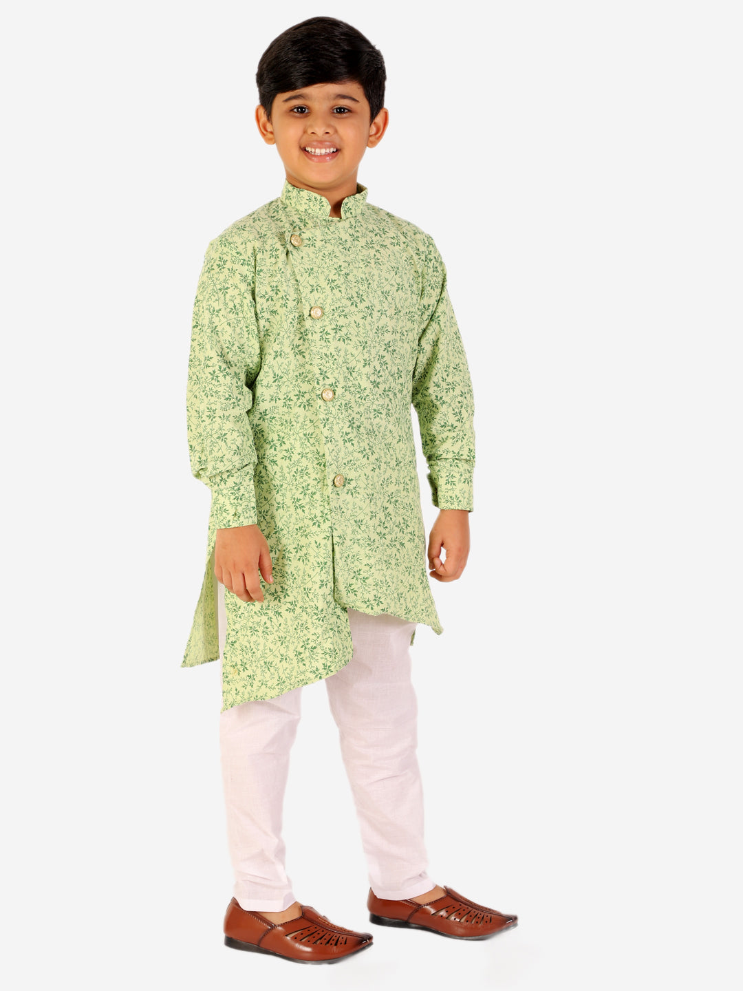 Pro Ethic Cotton Kurta Pajama For Boys Green S-151