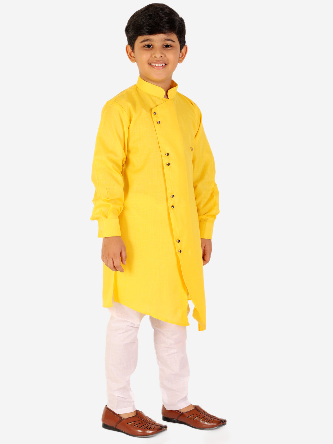 Pro Ethic Kurta Pajama For Boys - Cotton - Yellow S-109