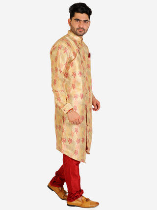 Pro Ethic Men's Kurta Pajama Set Silk - Fon (A-106)
