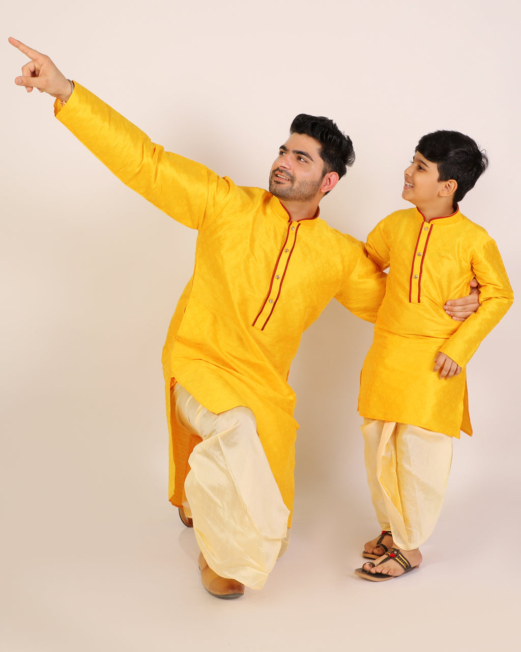 Father Son Same Dress Kurta Pajama