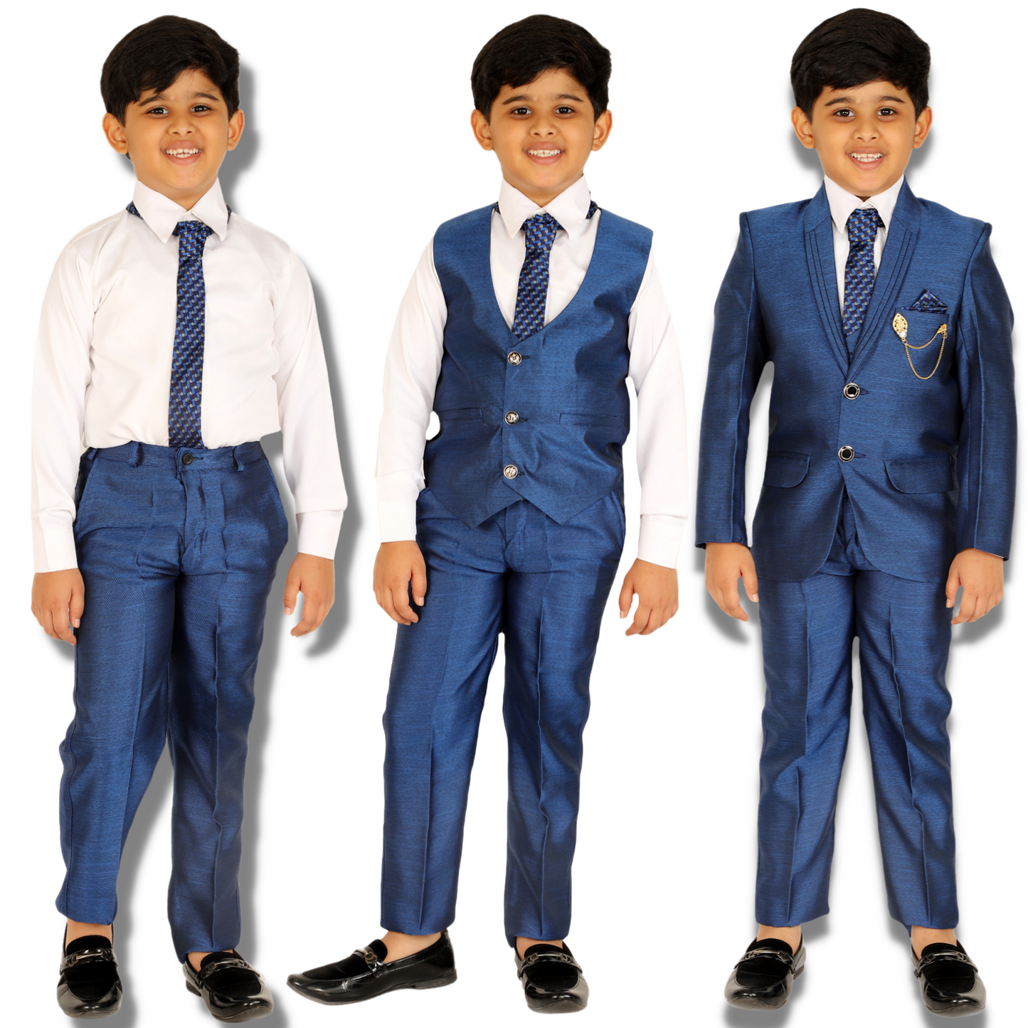 Pro Ethic Five Piece Suit For Boys Royal Blue T-126