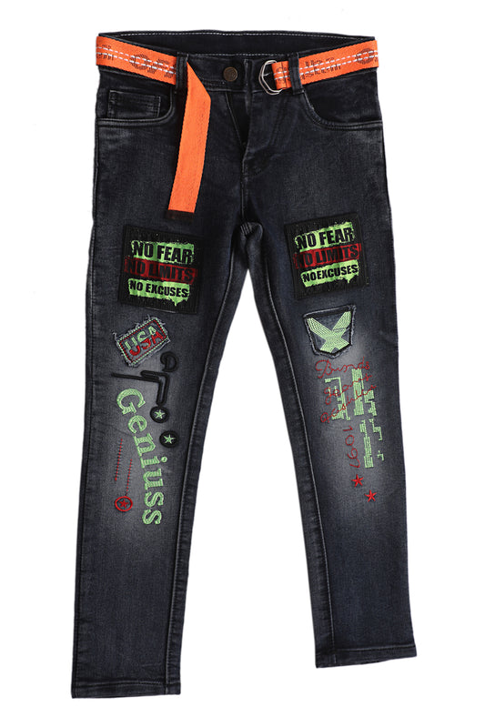 Pro Ethic Kid's jeans For Boys Black (J-108)