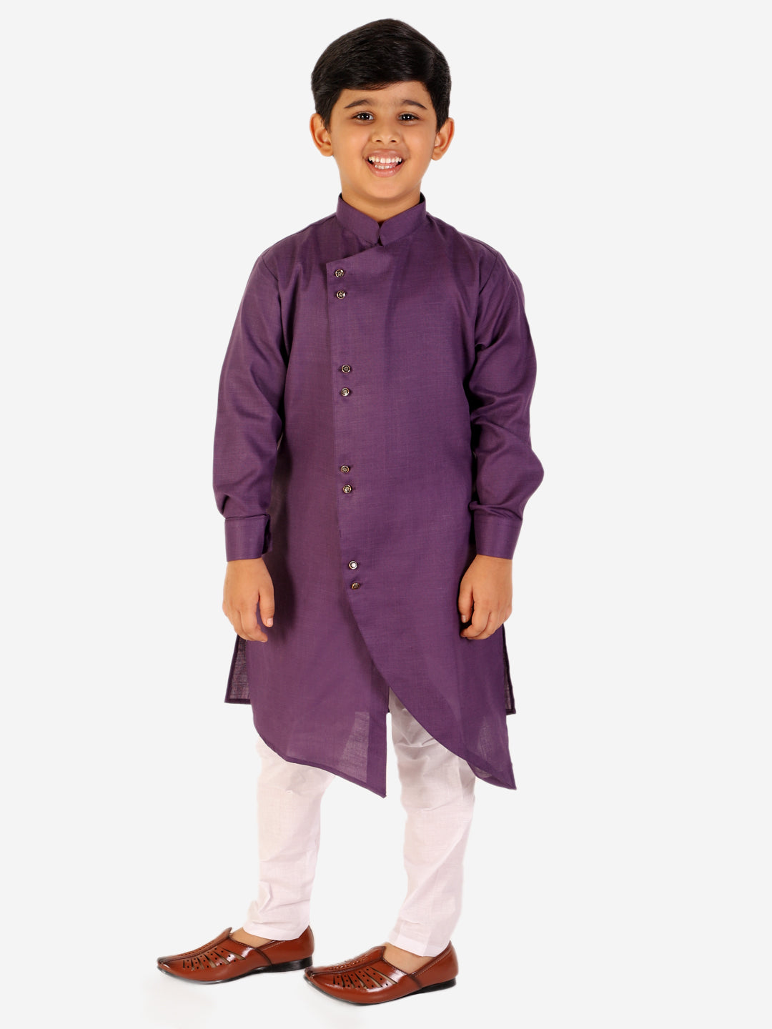 Pro Ethic Kurta Pajama For Boys - Cotton - Purple S-109