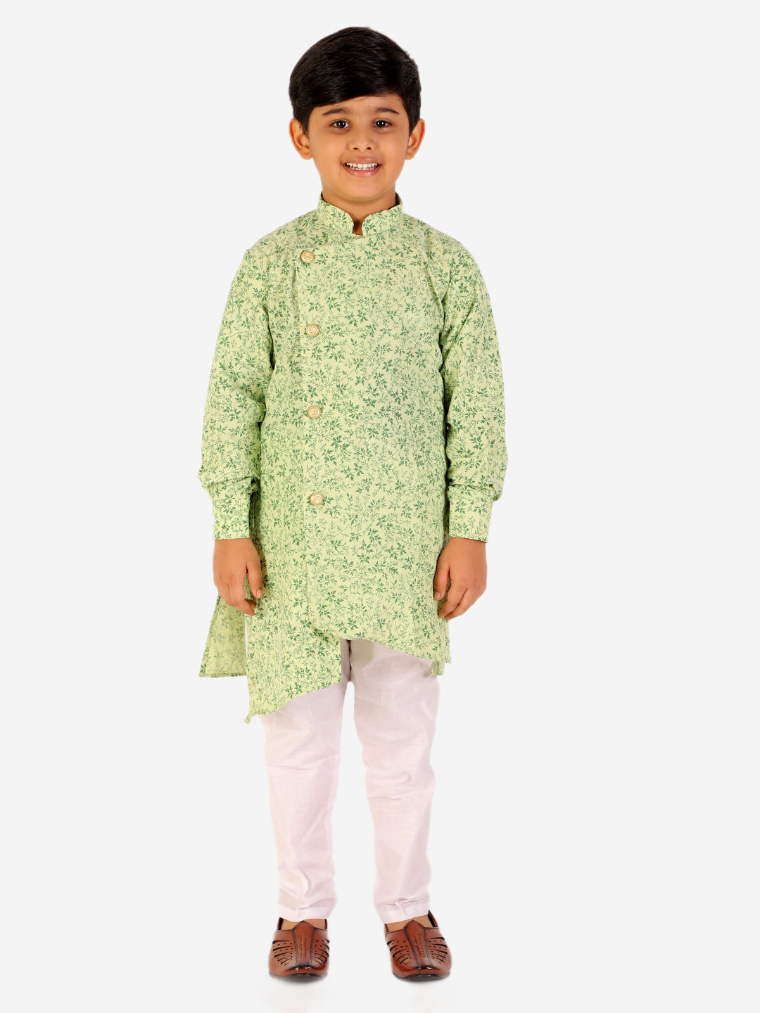 Pro Ethic Cotton Kurta Pajama For Boys Green S-151